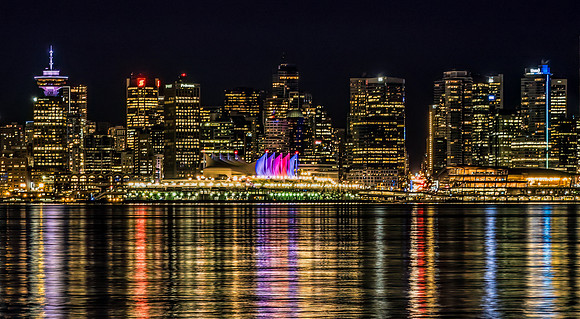 Laura Tait-Canada Place by Night