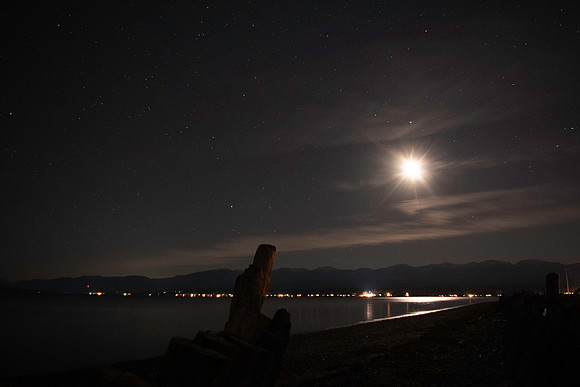 Norman Mathew-Moon Over Goose Spit