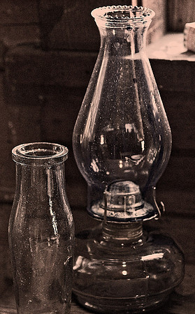 Jessica North-O'Connell  Lamp and Bottle