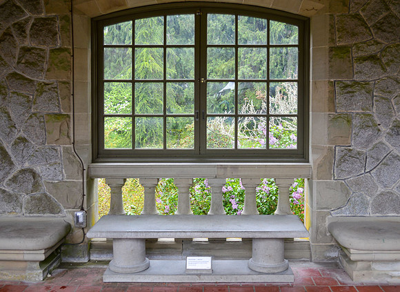 Linda McShane-Hatley Castle Stone Bench